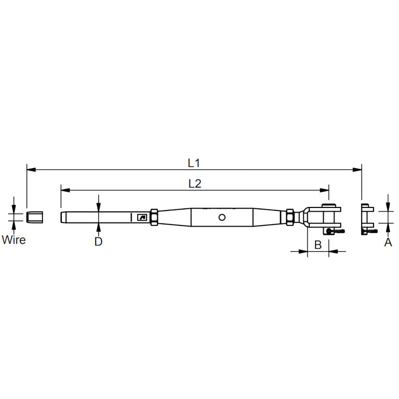 Blue Wave, Blue Wave Hand Crimp Fork & Swage Rigging Screw