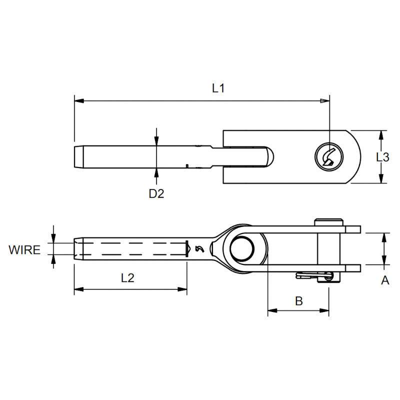 Blue Wave, Blue Wave Hand Crimp Toggle Swage