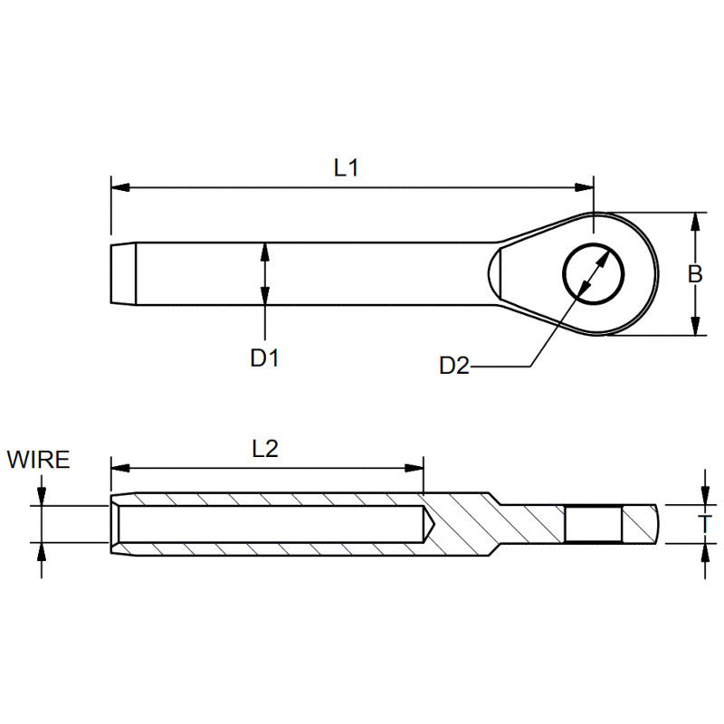 Blue Wave, Blue Wave Swage Eye Terminal