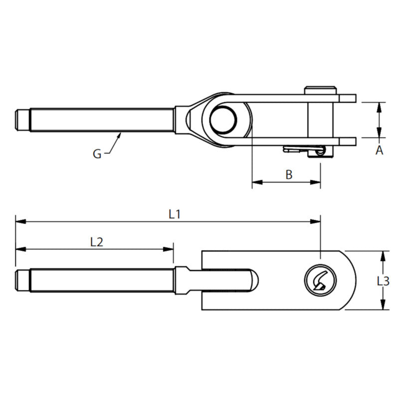 Blue Wave, Blue Wave Threaded Toggle