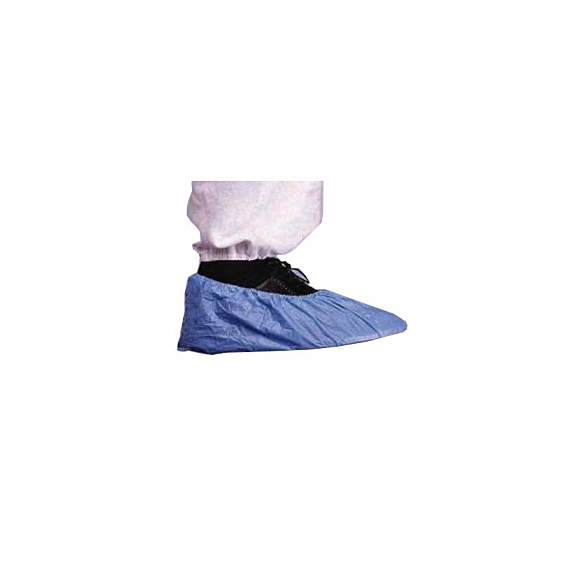 National Abrasives, Blue elasticated plastic shoe covers 10 pk