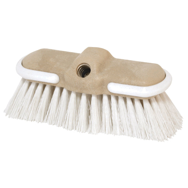 AquaMarine, Boat Scrub Brush 'Flow Thru' Hard Bristle 5cm White