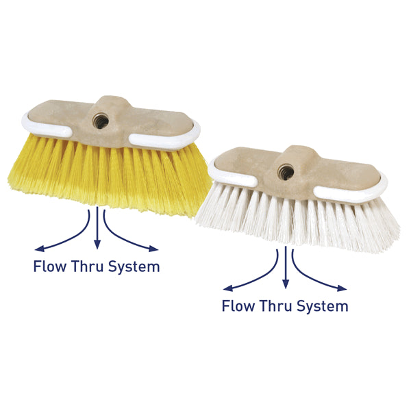 AquaMarine, Boat Wash Brush 'Flow Thru' Medium Bristle 6.5cm Yellow