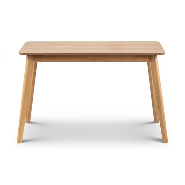 Julian Bowen, Boden Rectangular Oak Veneer Dining Table