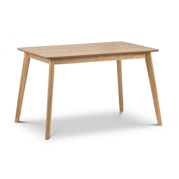 Julian Bowen, Boden Rectangular Oak Veneer Dining Table