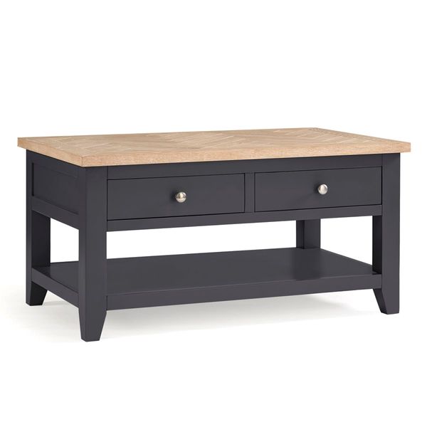 Julian Bowen, Bordeaux Coffee Table in Dark Grey