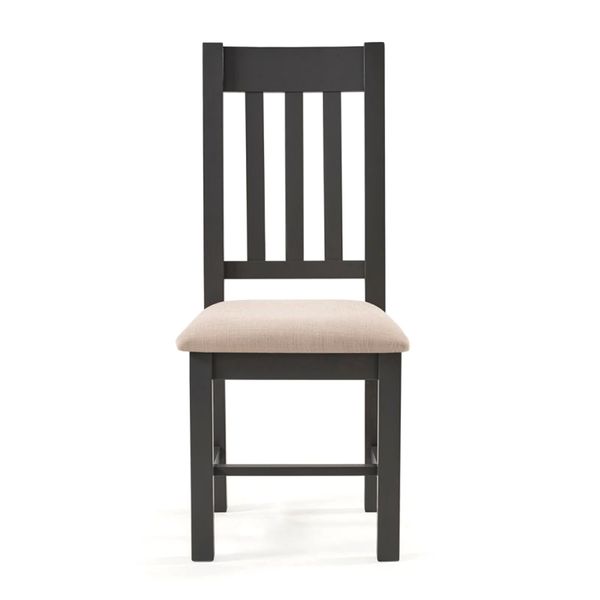 Julian Bowen, Bordeaux Dining Chair in Dark Grey