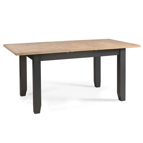 Julian Bowen, Bordeaux Extending Dining Table in Dark Grey