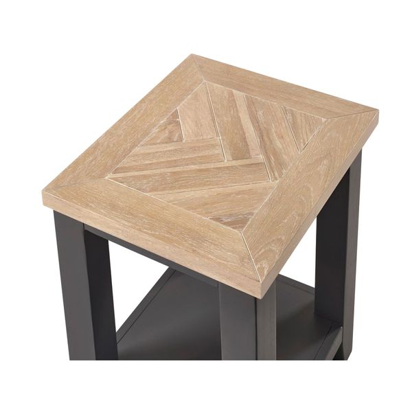 Julian Bowen, Bordeaux Side Table in Dark Grey