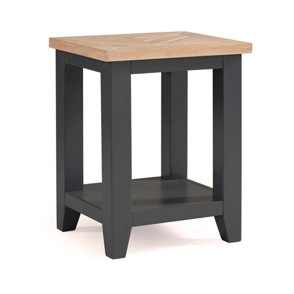 Julian Bowen, Bordeaux Side Table in Dark Grey