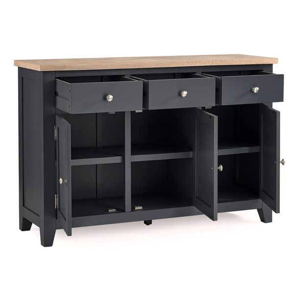 Julian Bowen, Bordeaux Sideboard in Dark Grey