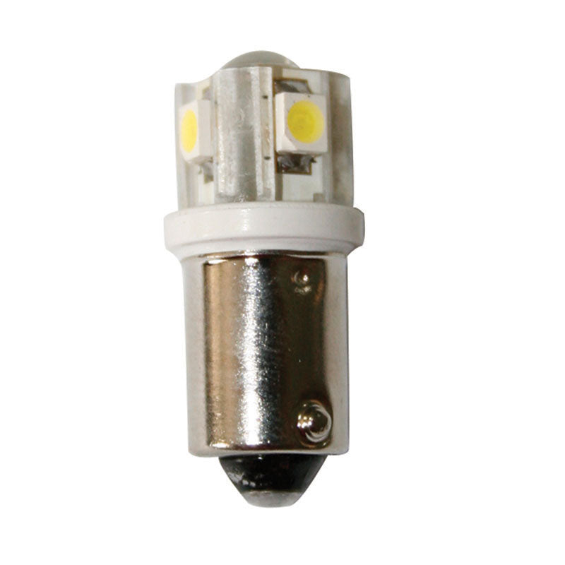 LALIZAS, Bulb 12V, LED, BA9S, cool white - 4SMDs+1LED by Lalizas