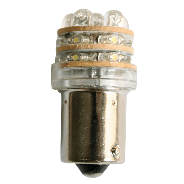 AquaMarine, Bulb LED 12V Cool White T18 BA15S 18 LEDs 15 x 39mm