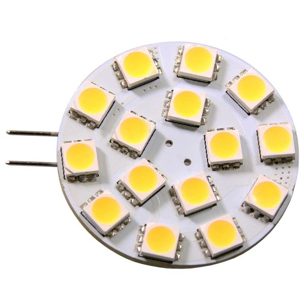 Aten Lighting, Bulb LED (15) G4 Side Pin 12V 44mm Dia - G4 15-LED SIDE PIN