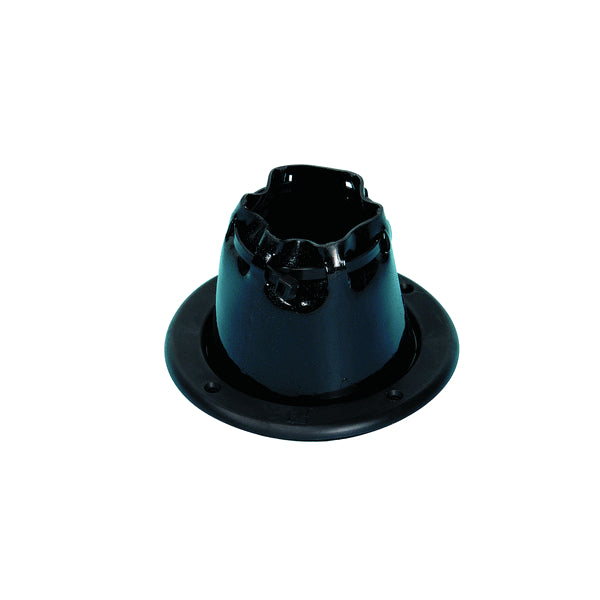 T H Marine, Cable Boot Black, Flange Dia 145mm, Cut out 115mm Draw Sleeve 75mm With Cable Tie & 8 Fixing Holes  CB-4  Q039000