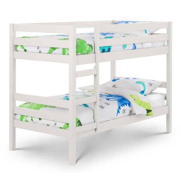 Julian Bowen, Camden Bunk Bed in Surf White 203cm x 105cm (6ft 3" x 3ft)